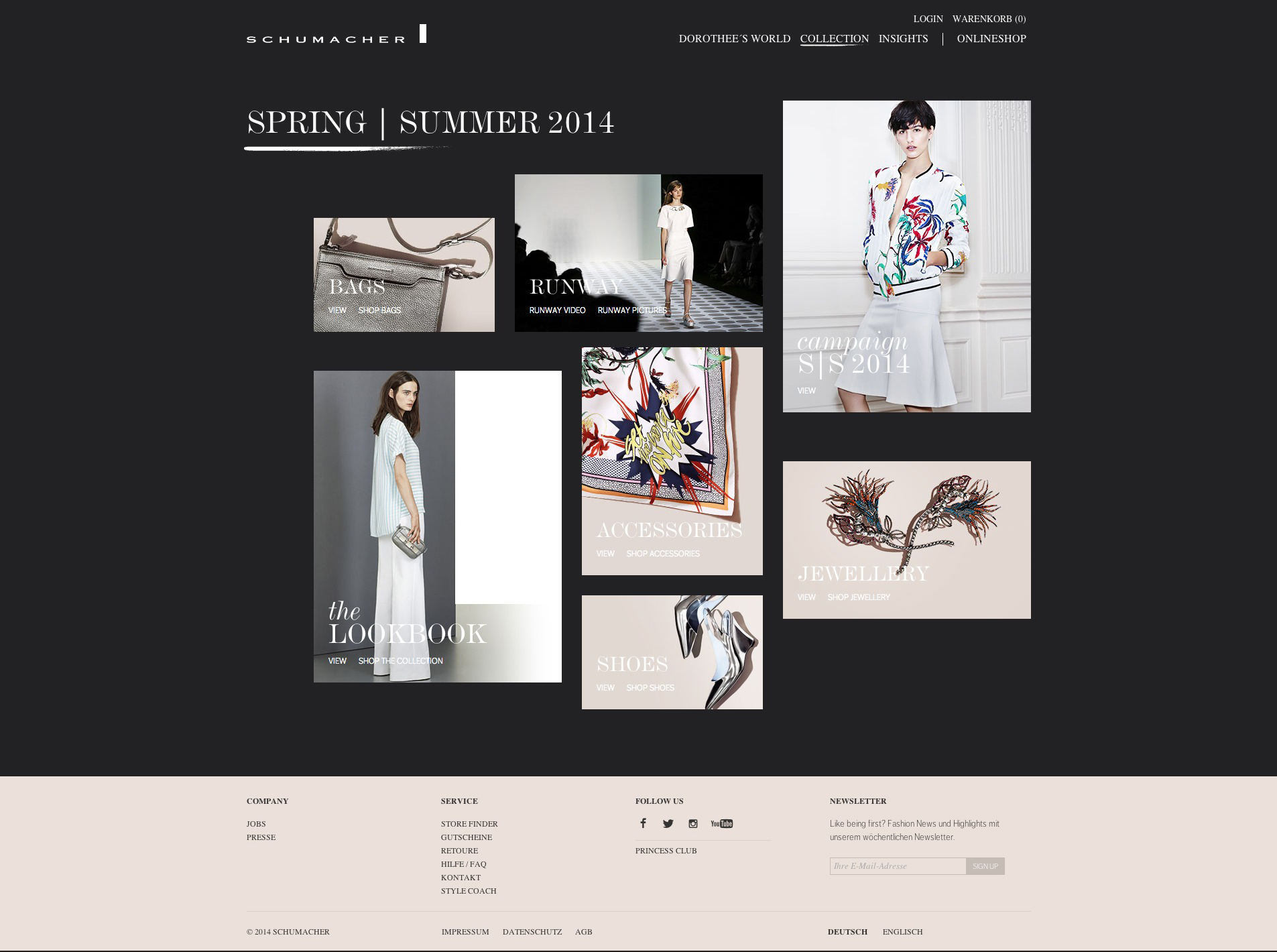 Relaunch Schumacher Website Relaunch Schumacher Website