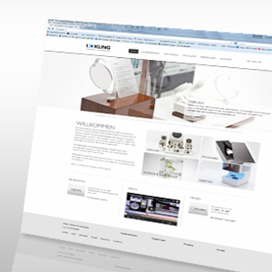 Neue Homepage der Kling GmbH