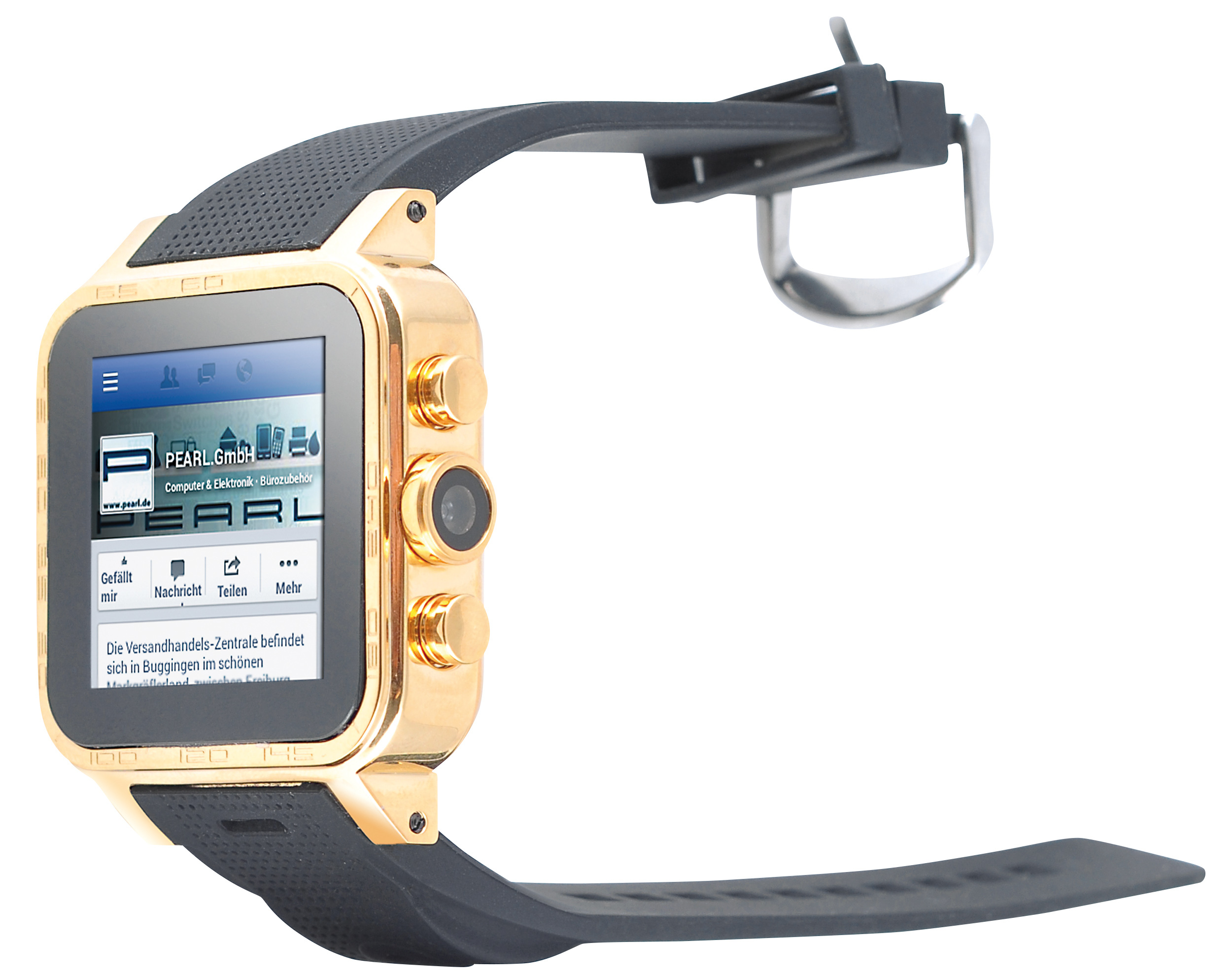 simvalley MOBILE 1.5-Smartwatch GOLD