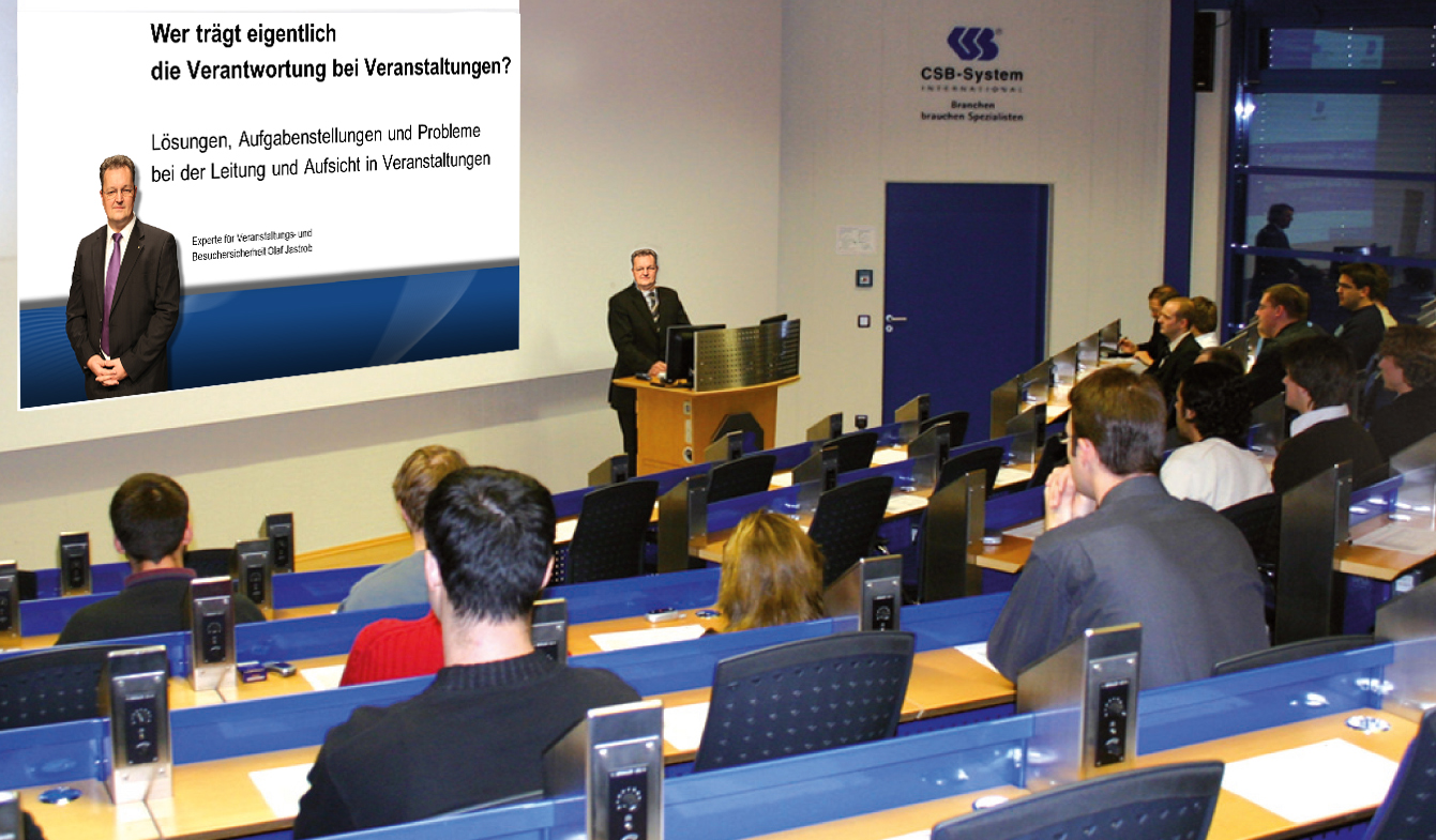 Das Forum BESUCHERSICHERHEIT informiertüber wichtige Kernthemen zur Durchführung von Veranstaltungen