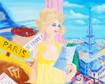 bedeutende zeitgenössische Künstler Tanja Playner - Kunstwerk Je t`aime bedeutende zeitgenössische Künstler Tanja Playner - Kunstwerk Je t`aime