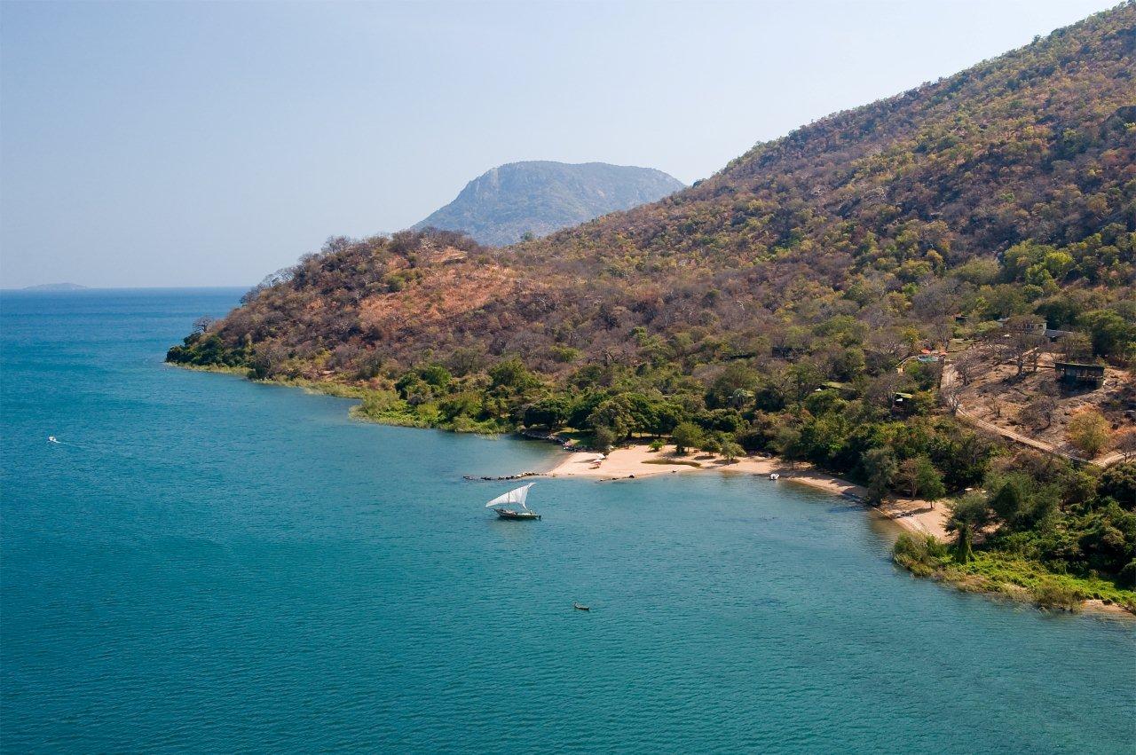 Privatbucht von Pumulani im Malawisee Nationalpark, Malawi, Robin Pope Safaris