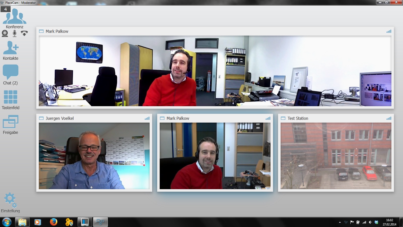 PlaceCam Videokonferenz mit 200° PanaCast Panorama Videobild PlaceCam Videokonferenz mit 200° PanaCast Panorama Videobild
