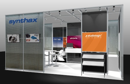 Synthax präsentiert sich auf der Musikmesse 2014 in Frankfurt mit neuem Standkonzept Synthax präsentiert sich auf der Musikmesse 2014 in Frankfurt mit neuem Standkonzept