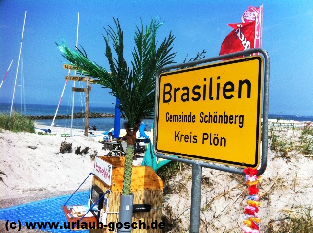 Fussball WM in Brasilien an der Ostsee