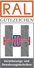 RAL Gütezeichen Verankerungs- und Bewehrungstechniken; Bildnachweis: RAL RAL Gütezeichen Verankerungs- und Bewehrungstechniken; Bildnachweis: RAL