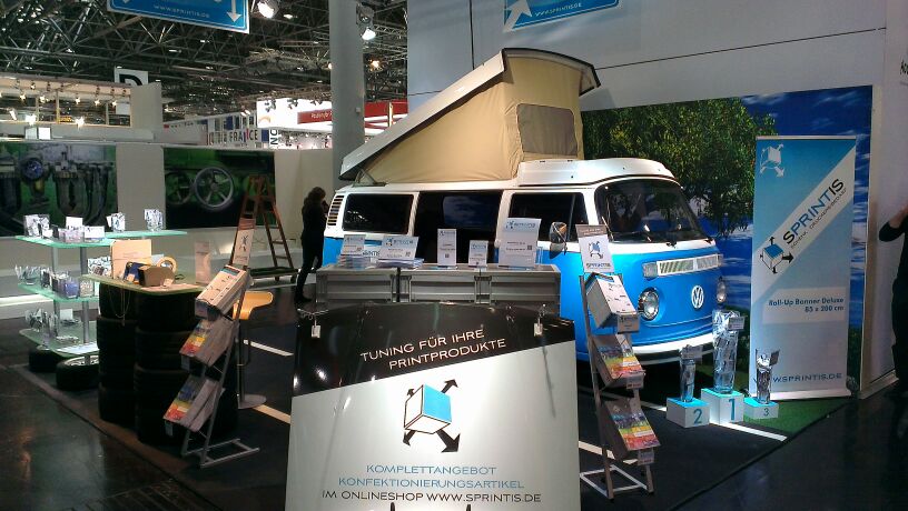 Sprintis Messestand