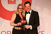 Silke Richter, Personalleitung FRITZ&MACZIOL und David Plink, CEO Top Employers Institute