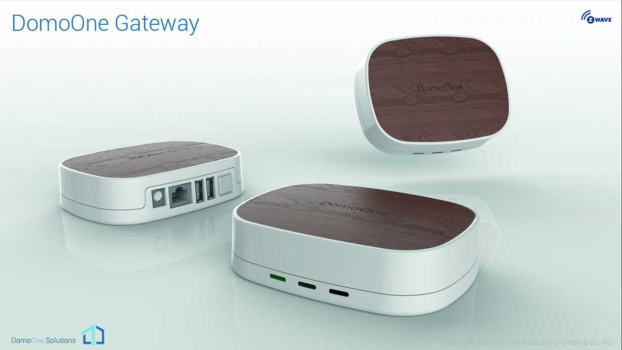 DomoOne-Produkte in modernem Design