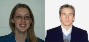 Praktikanten Anne Irvin und Zachery Davis
