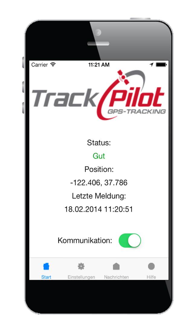 TrackPilot Ortungs-App für iOS und Android TrackPilot Ortungs-App für iOS und Android