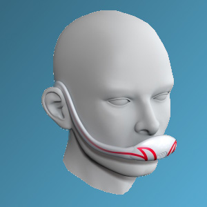Designstudie des Vitascale Headsets Designstudie des Vitascale Headsets