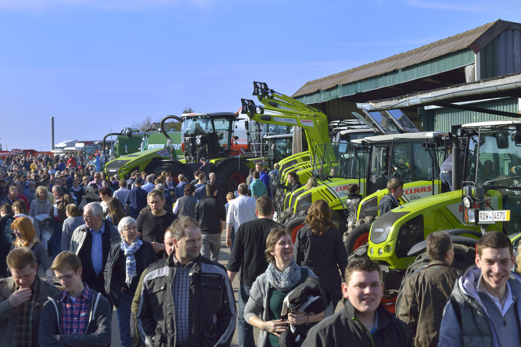 Großer Besucherandrang auf der 48. Heeslinger Landmaschinenschau Großer Besucherandrang auf der 48. Heeslinger Landmaschinenschau