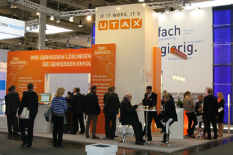 UTAX stellt auf der Cebit in Halle 3, Stand-Nr. J05 ein neues Servicekonzept vor. UTAX stellt auf der Cebit in Halle 3, Stand-Nr. J05 ein neues Servicekonzept vor.