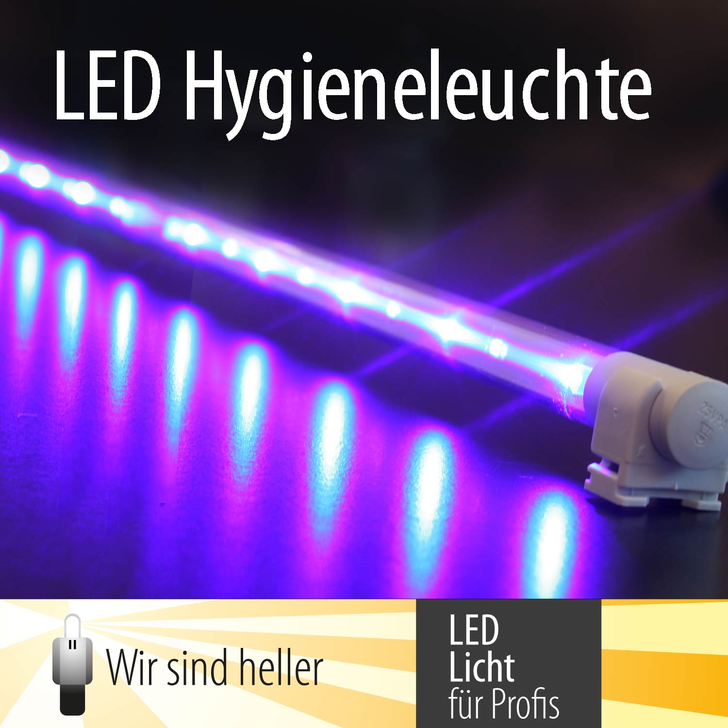 LED Hygieneleuchte zur Schimmelbekämpfung in der Kühltechnik