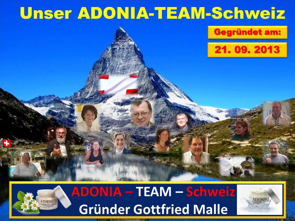 das ist das ADONIA-TEAM-Schweiz