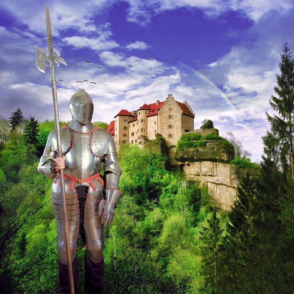 Ritter vor Burg Rabenstein Ritter vor Burg Rabenstein