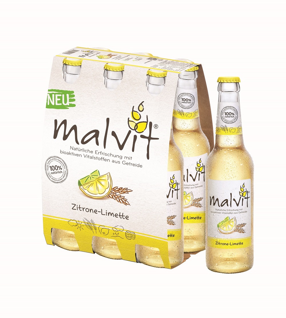 Malvit Sixpack und Flasche Malvit Sixpack und Flasche