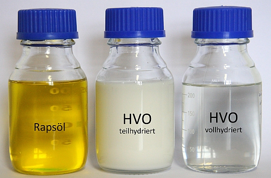 Hydriertes Pflanzenöl (HVO) könnte künftig das Brennstoffangebot ergänzen. Hydriertes Pflanzenöl (HVO) könnte künftig das Brennstoffangebot ergänzen.
