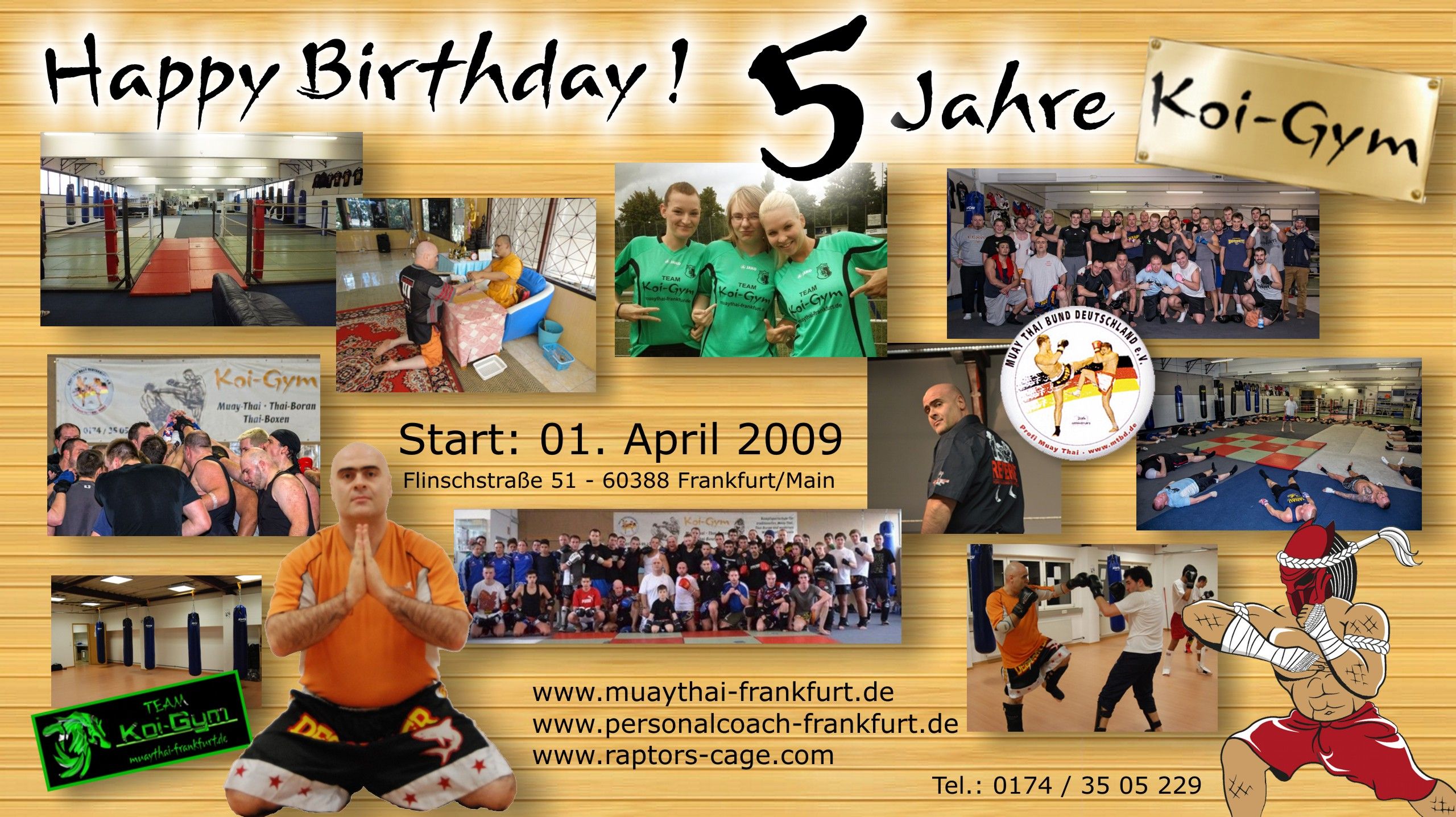 Die Muay-Thai Kampfsportschule Koi-Gym feiert ihr 5-jähriges Bestehen