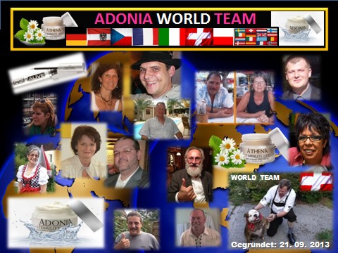 Gottfried Malle mit dem ADONIA WORLD TEAM Gottfried Malle mit dem ADONIA WORLD TEAM