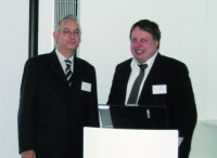 Jörg Langkabel, DNV, und Dr. Michael Bräuninger, HWWI, führten eine rege Diskussion mit Teilnehmern.