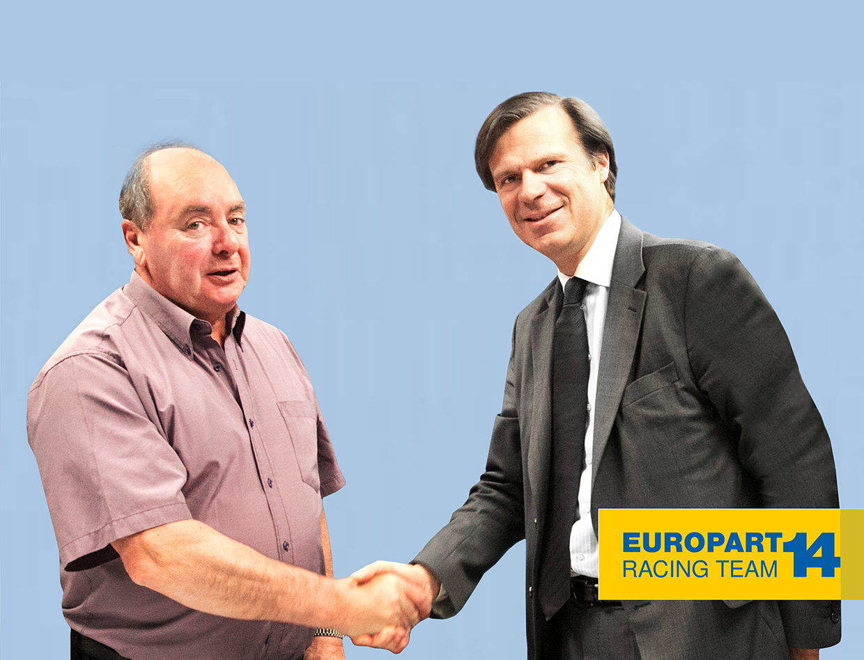 Teamchef Dominique Kolow, Team 14 und CEO Pierre Fleck, EUROPART