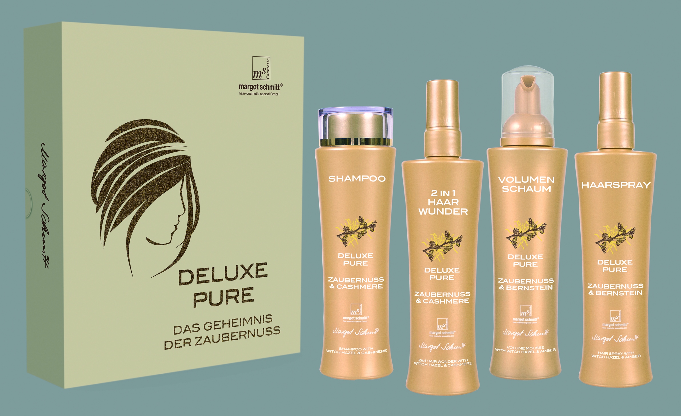 Margot Schmitt Deluxe Pure Haarpflegeserie schenkt trockenem, strapaziertem und coloriertem Haar wie