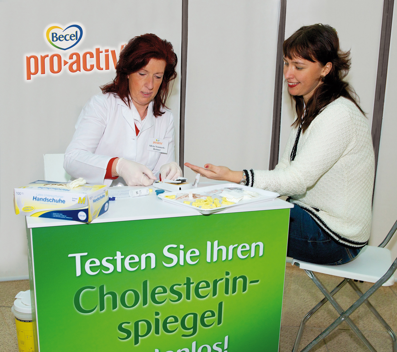 Kenne deinen Wert?kostenlose Cholesterintests. Standortfinder unter www.becelproactiv.de