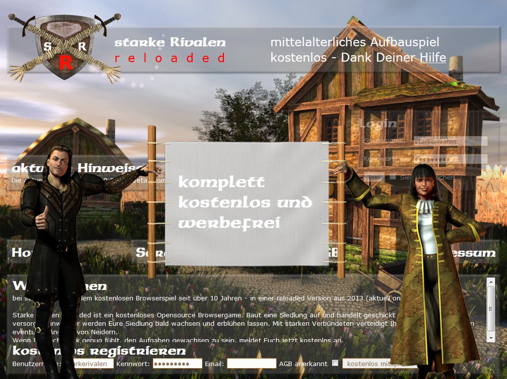 Open Source Browsergame starke Rivalen