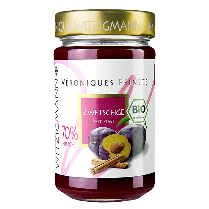 Véroniques Feinste Fruchtaufstrich Zwetschge mit Zimt Véroniques Feinste Fruchtaufstrich Zwetschge mit Zimt