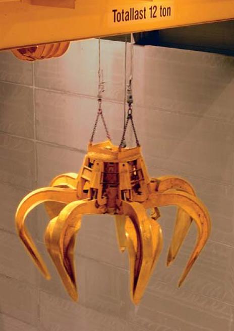 Expander®System im Polyp Greifer im Fernwärmeheizwerk Expander®System im Polyp Greifer im Fernwärmeheizwerk