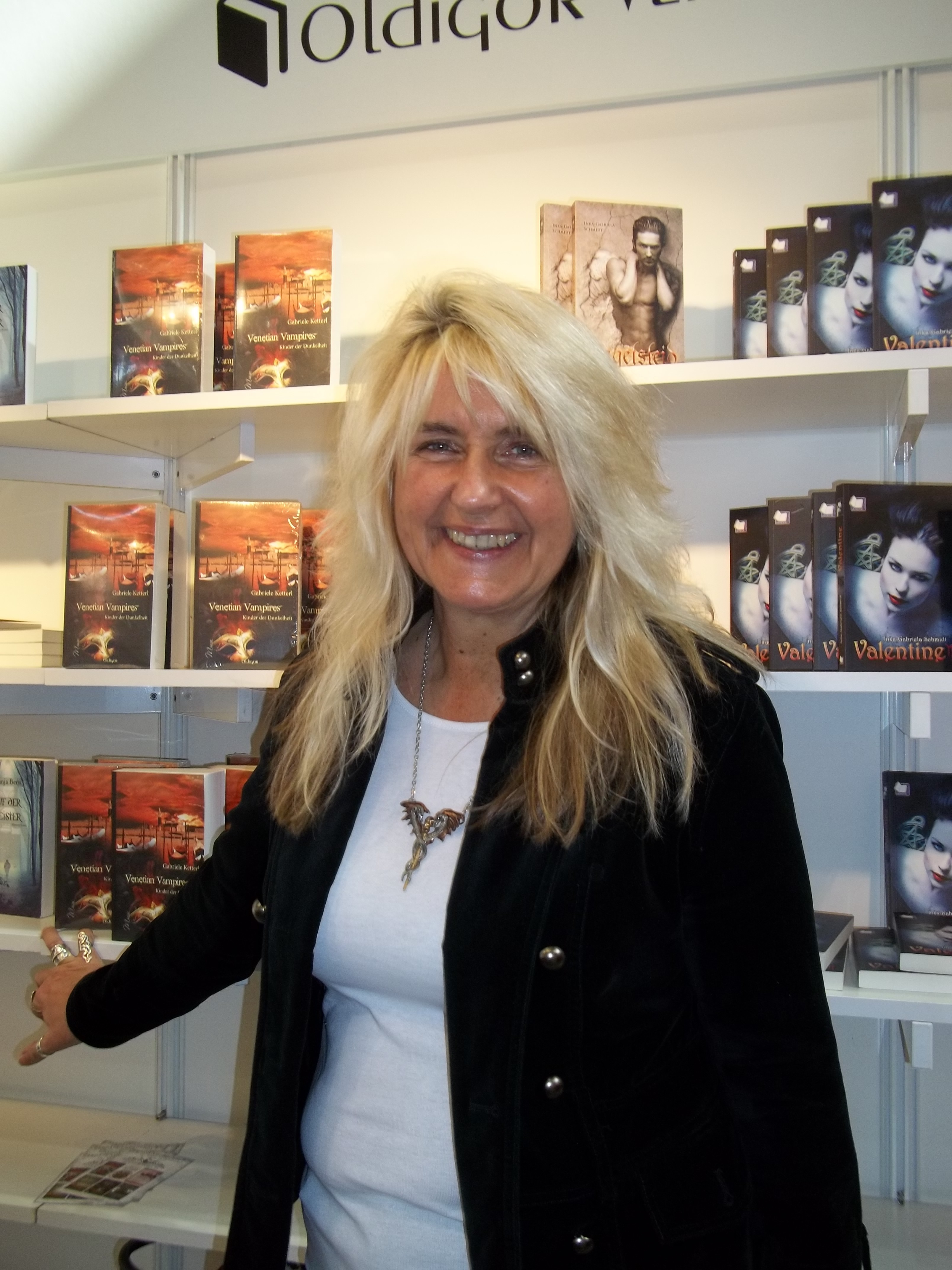 Gabriele Ketterl auf der Buchmesse Leipzig Gabriele Ketterl auf der Buchmesse Leipzig