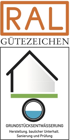 RAL Gütezeichen Grundstücksentwässerung, Bildnachweis: RAL