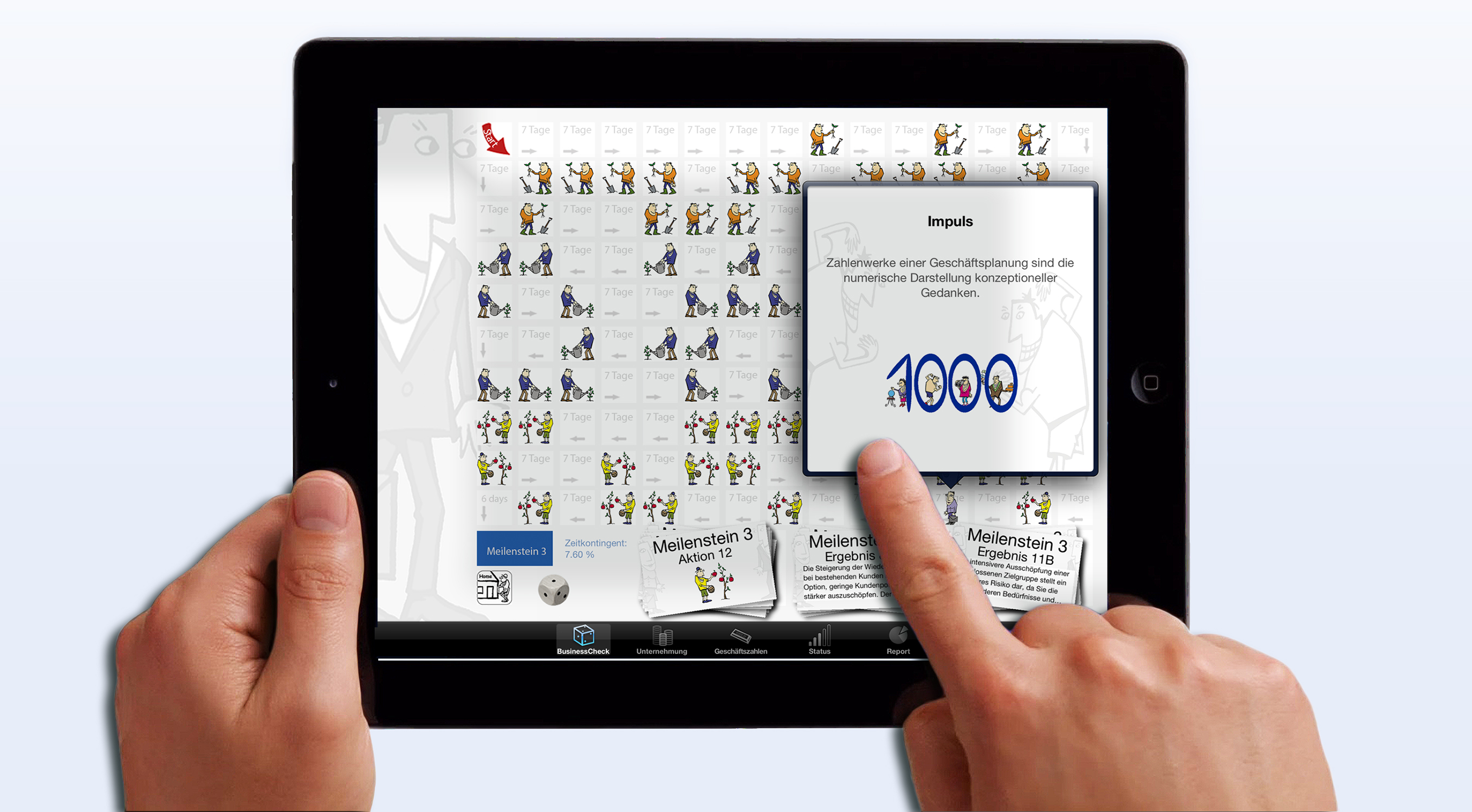 Die neue iPad-App ?BusinessCheck - die ersten 1000 Tage? ermittelt die 70 häufigsten Unternehmer-Feh Die neue iPad-App ?BusinessCheck - die ersten 1000 Tage? ermittelt die 70 häufigsten Unternehmer-Feh