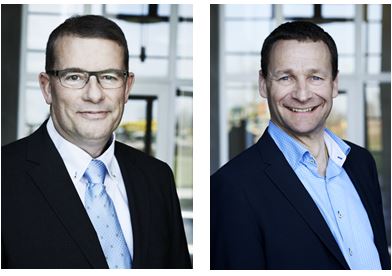 Gert Taul Pedersen (CCO) und Dieter Pletscher (Area Sales Manager DACH) Gert Taul Pedersen (CCO) und Dieter Pletscher (Area Sales Manager DACH)