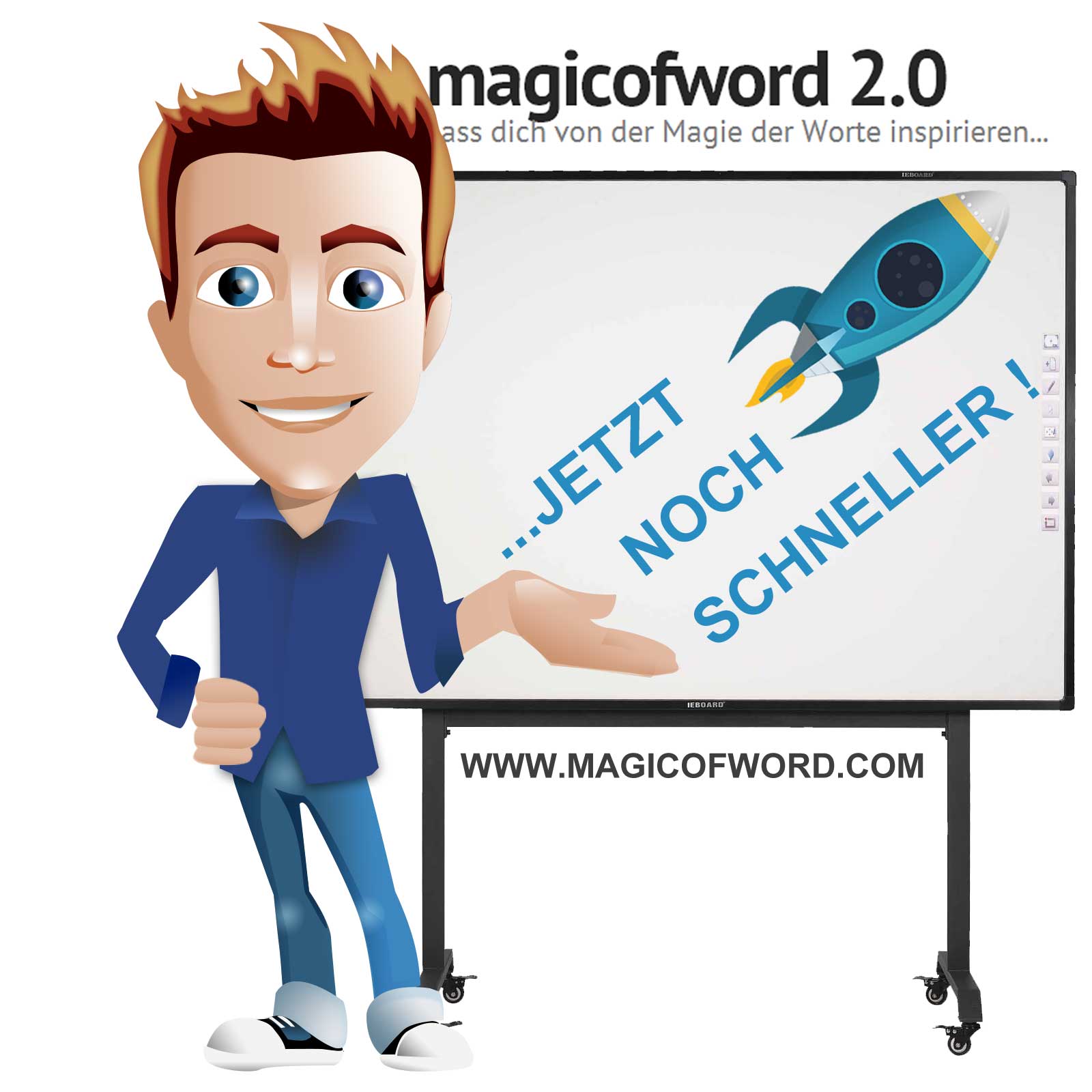 Schnellere Ladezeiten auf magicofword.com