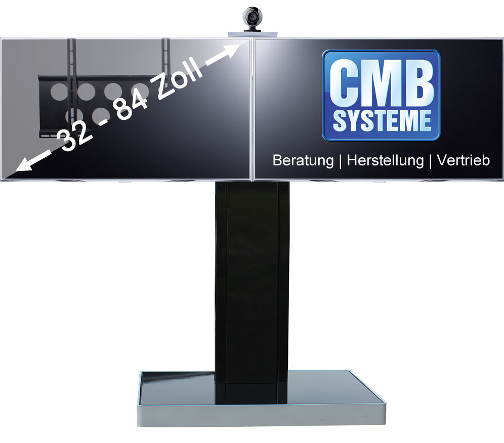 POI Tower Displaywagen / TV Standfüße