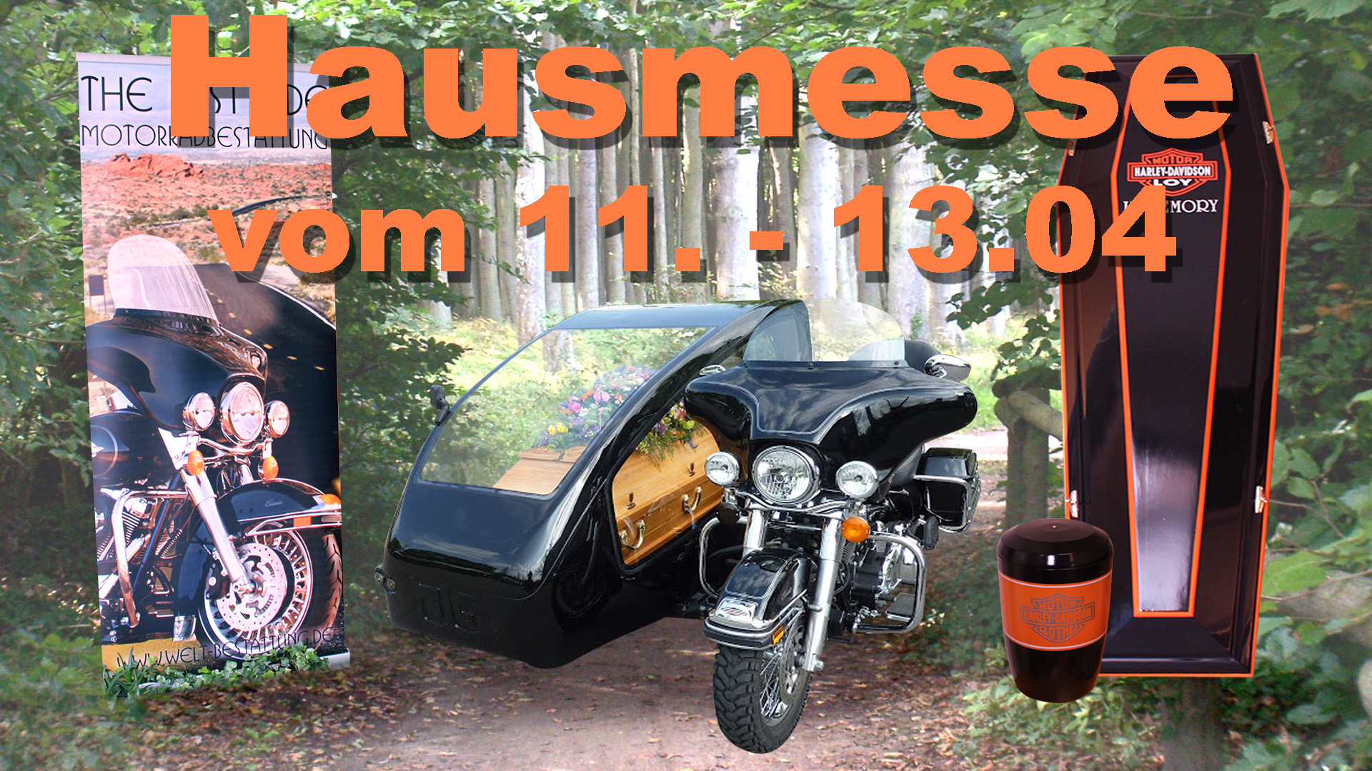 Motorrad-Bestattung Harley Motorrad-Bestattung Harley