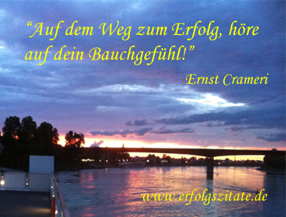 Auf dem Weg zum Erfolg, höre auf dein Bauchgefühl! Auf dem Weg zum Erfolg, höre auf dein Bauchgefühl!