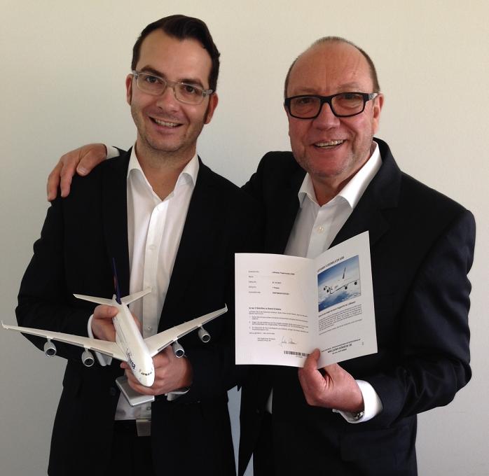 Patric Feldmann (li.) und Hans-Dieter Feldmann (re.) Patric Feldmann (li.) und Hans-Dieter Feldmann (re.)