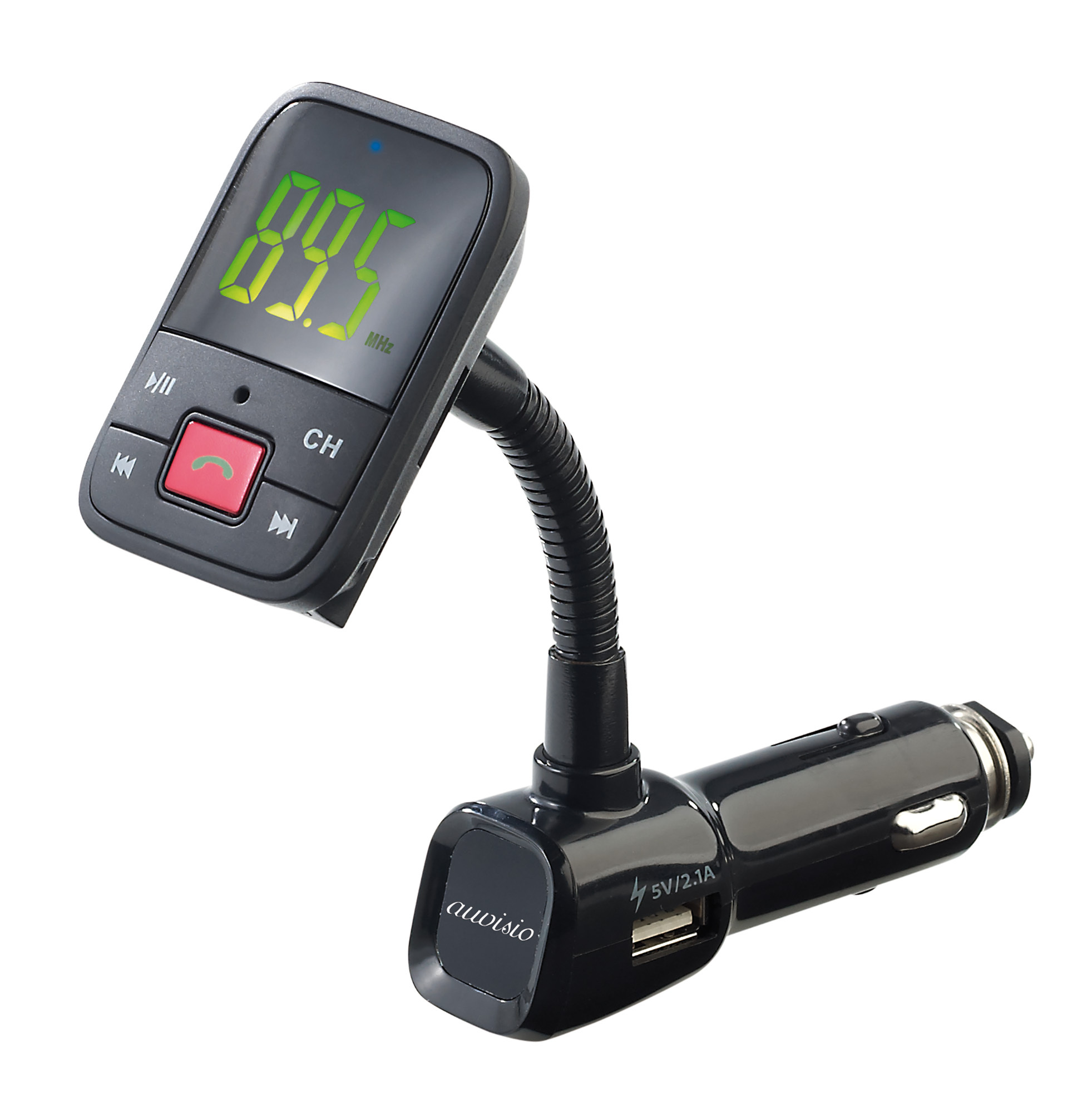 auvisio FM-Transmitter mit Bluetooth-Freisprecher auvisio FM-Transmitter mit Bluetooth-Freisprecher
