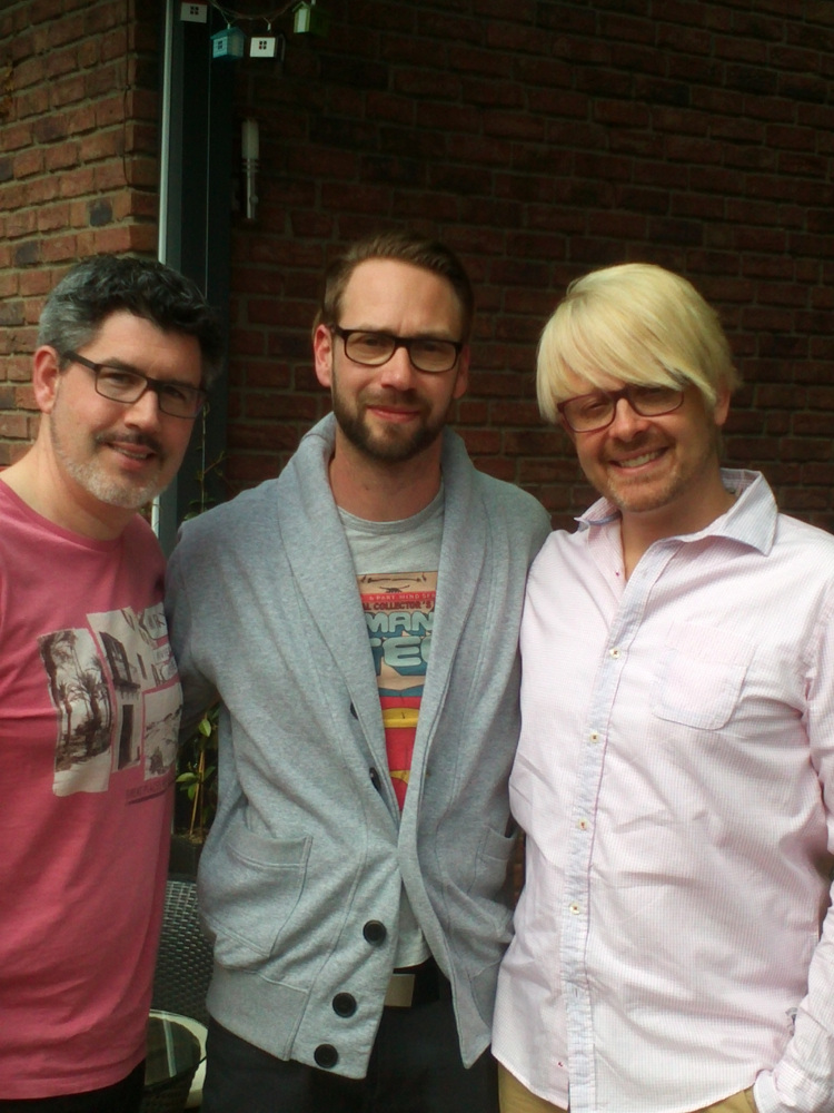 Paul Reeves mit Ingo Herrmann und Ross Antony