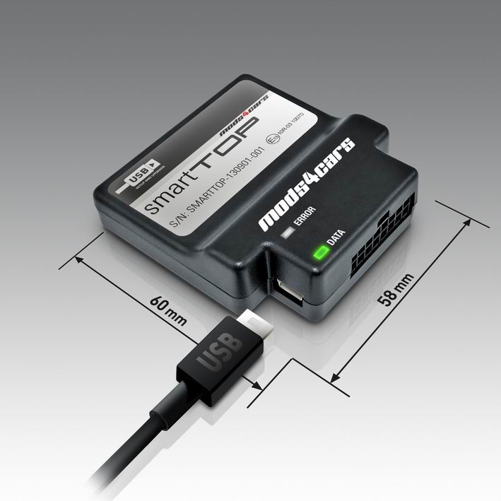 SmartTOP Dachmodul von Mods4cars für Mini Cabrio und BMW 1er Cabrio im neuen Look