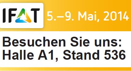 FLOTTWEG AUF DER IFAT 2014