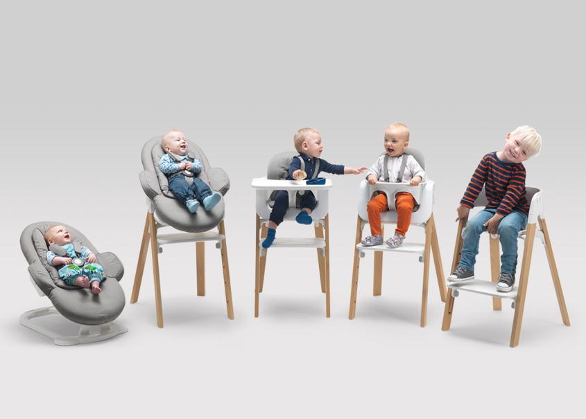 Stokke Steps - das All-in-one-Sitzsystem von Geburt an