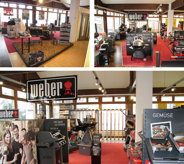 Weber®Grillausstellung im Fachmarkt der Scheiffele-Schmiederer KG in Dillingen. Weber®Grillausstellung im Fachmarkt der Scheiffele-Schmiederer KG in Dillingen.