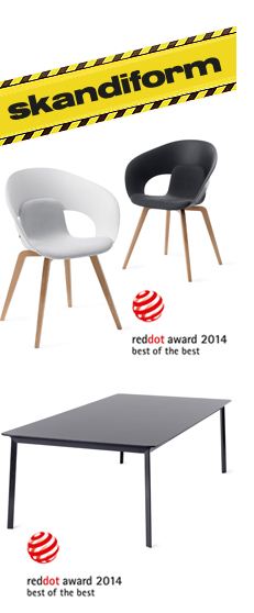 Skandiform erhält zweimal die höchste Ausszeichnung Best of the Best beim Red Dot Award