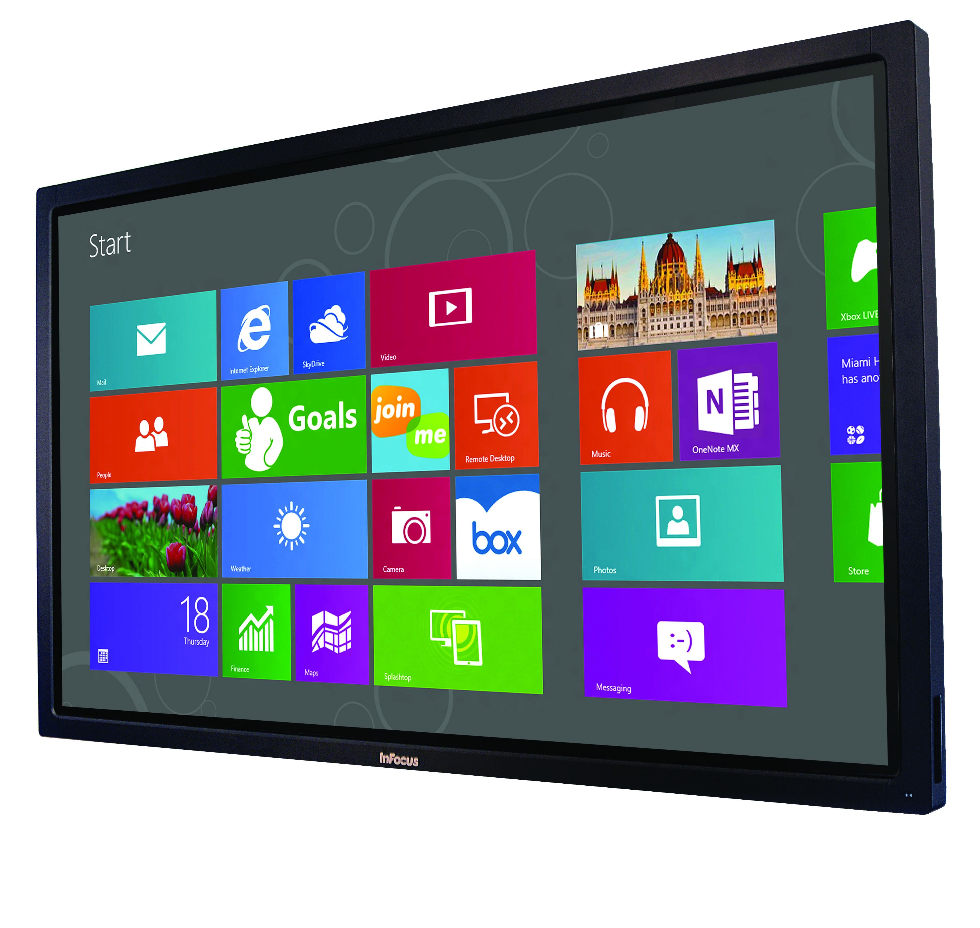 Touchscreen mit 70-Zoll: Der BigTouch von InFocus eignet sich für viele Einsatzbereiche Touchscreen mit 70-Zoll: Der BigTouch von InFocus eignet sich für viele Einsatzbereiche