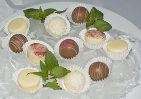 Gekühlte pralimio Pralinen